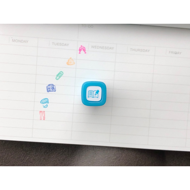 FriXion Erasable Stamp – Light Blue – Study