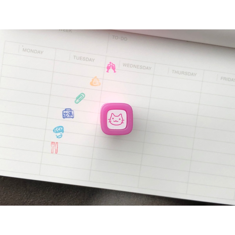FriXion Erasable Stamp – Pink – Cat