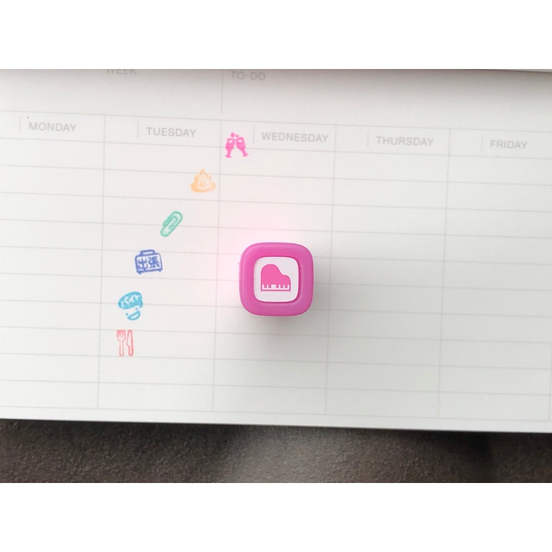 FriXion Erasable Stamp – Pink – Piano