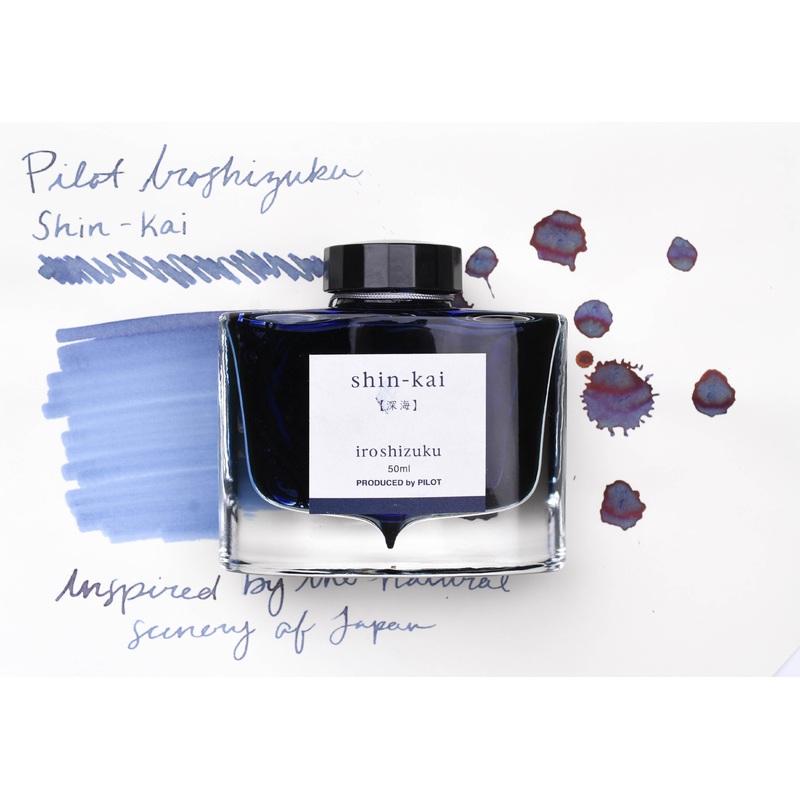 Pilot Iroshizuku Ink – Shin-kai – 50 mL Bottle Ink