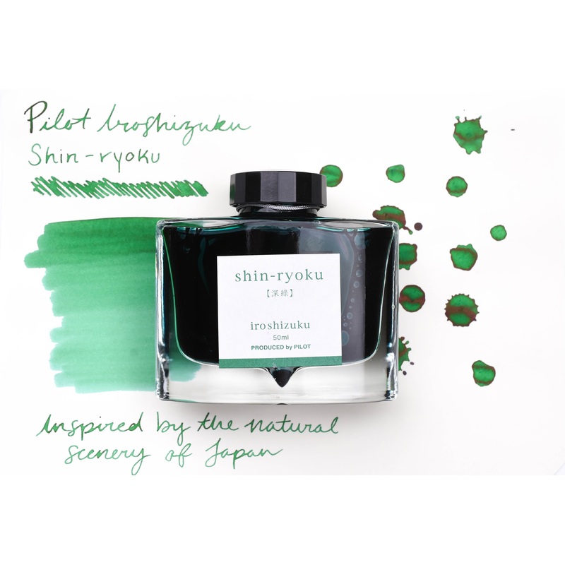 Pilot Iroshizuku Ink – Shin-ryoku – 50 mL Bottle Ink