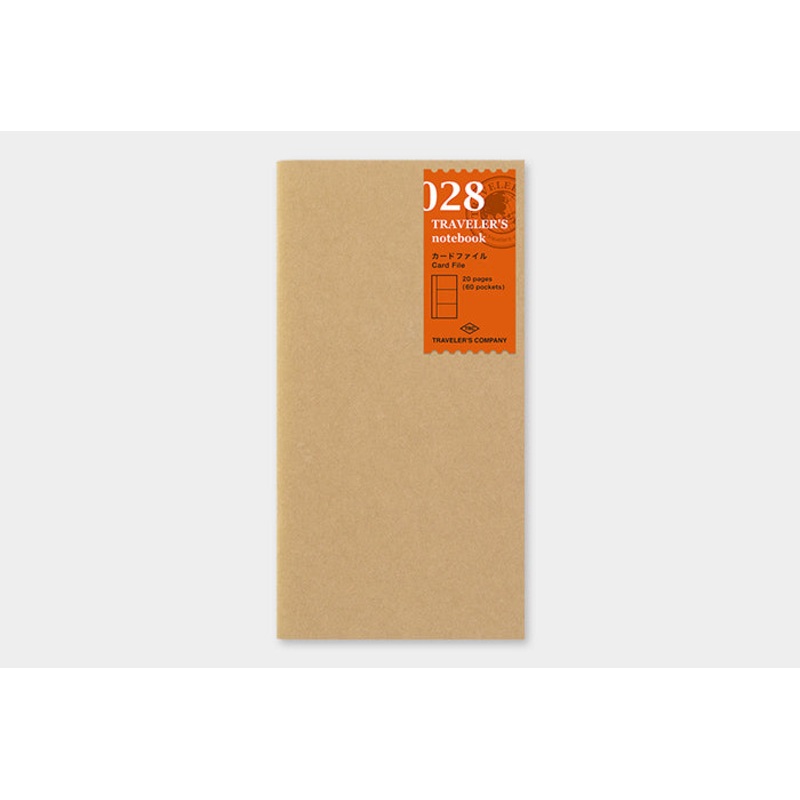 TRAVELER’s Regular Size Refill – Card File – 028
