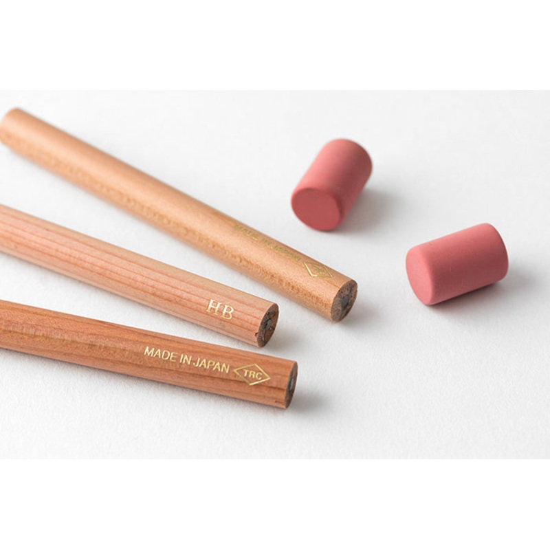 TRAVELER’s Brass Pencil and Eraser Refills
