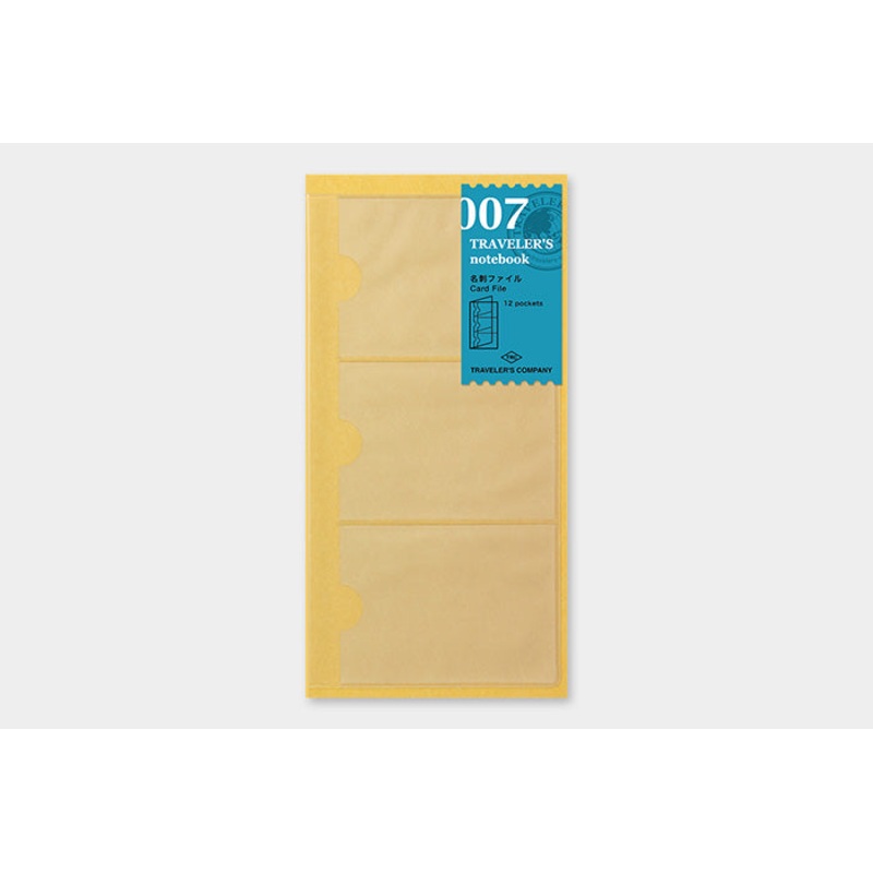 TRAVELER’s Regular Size Refill – Card File – 007
