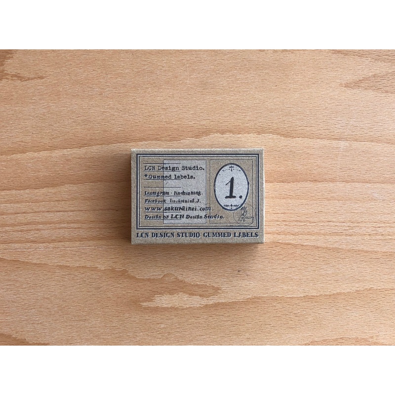 LCN Gummed Label Set – Specimen Labels No. 1