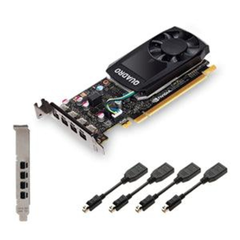 PNY Quadro VCQP620V2-PB 2GB DDR5 PCIE Low Profile 4 x miniDP GFX Card