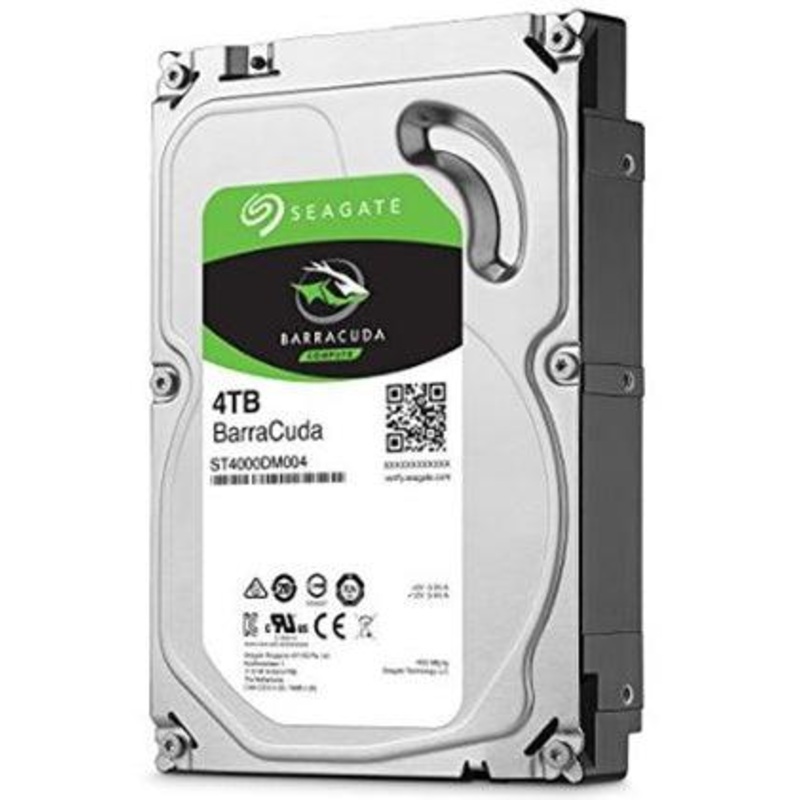Seagate BarraCuda SATA 3.5″ 5400RPM 256MB 4TB HDD 2Yr Wty