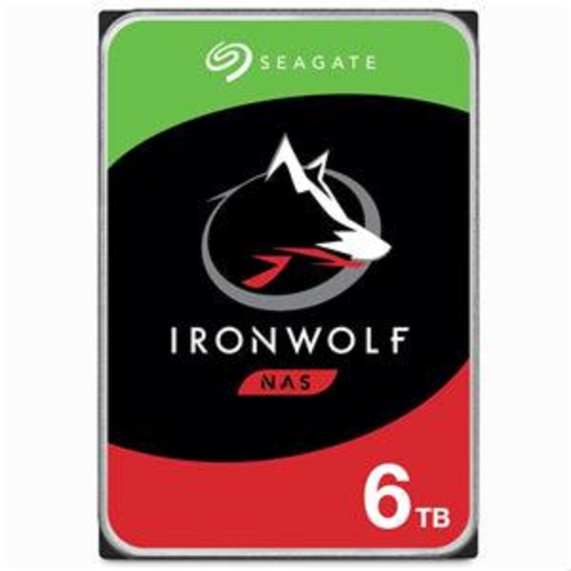 Seagate IronWolf 6TB SATA 3.5″ 5400RPM 256MB NAS HDD 3yr Wty
