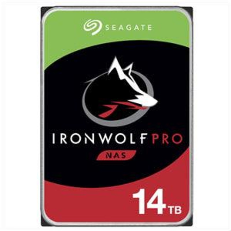 Seagate IronWolf Pro 14TB SATA 3.5″ 7200RPM 256MB NAS HDD 5Yr Wty