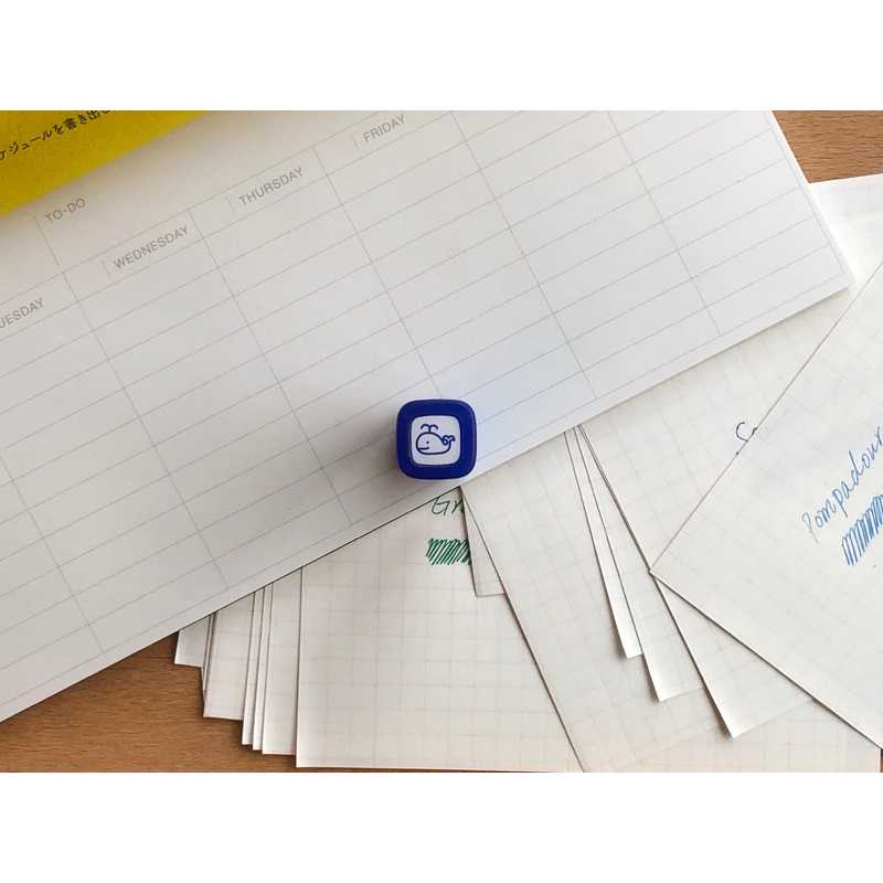FriXion Erasable Stamp – Blue – Whale
