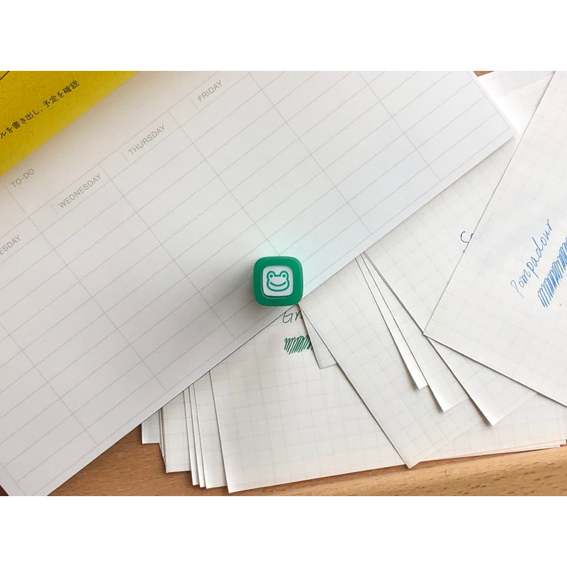 FriXion Erasable Stamp – Green – Frog