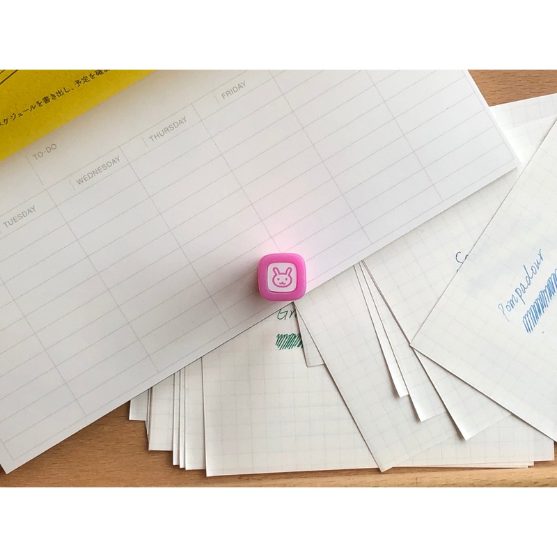 FriXion Erasable Stamp – Pink – Bunny