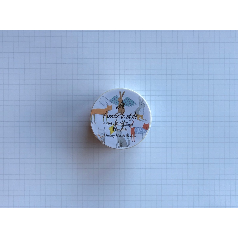 Masking Tape Washi – Dreamy Cat & Rabbit