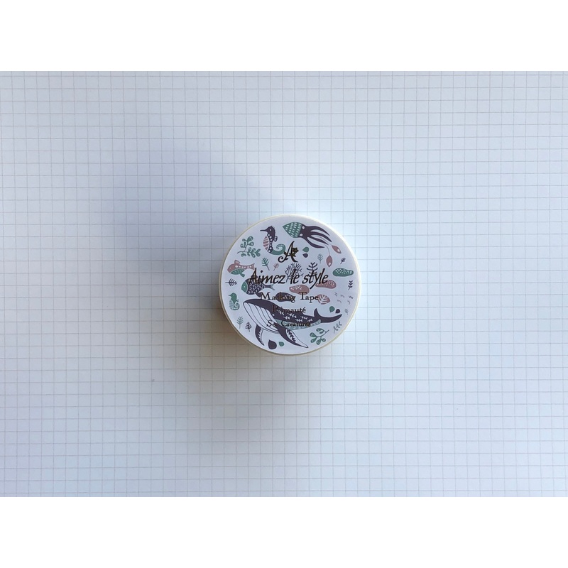 Masking Tape Washi – Sea Creatures