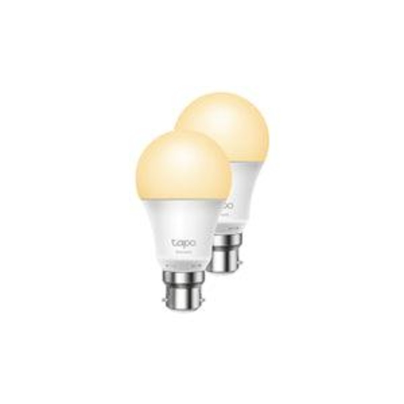 TP-Link L510B Tapo Smart Wi-Fi LED Bulb White Dimmable B22 Twin Pack