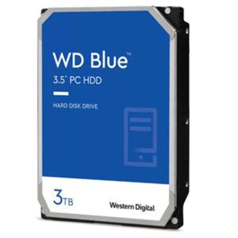 WD Blue 3TB SATA 3.5″ 5400RPM 256MB HDD 2Yr Wty