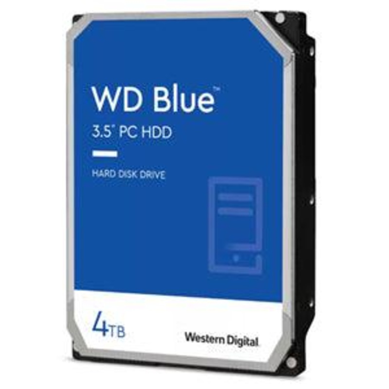 WD Blue 4TB SATA 3.5″ 5400RPM 256MB HDD 2Yr Wty