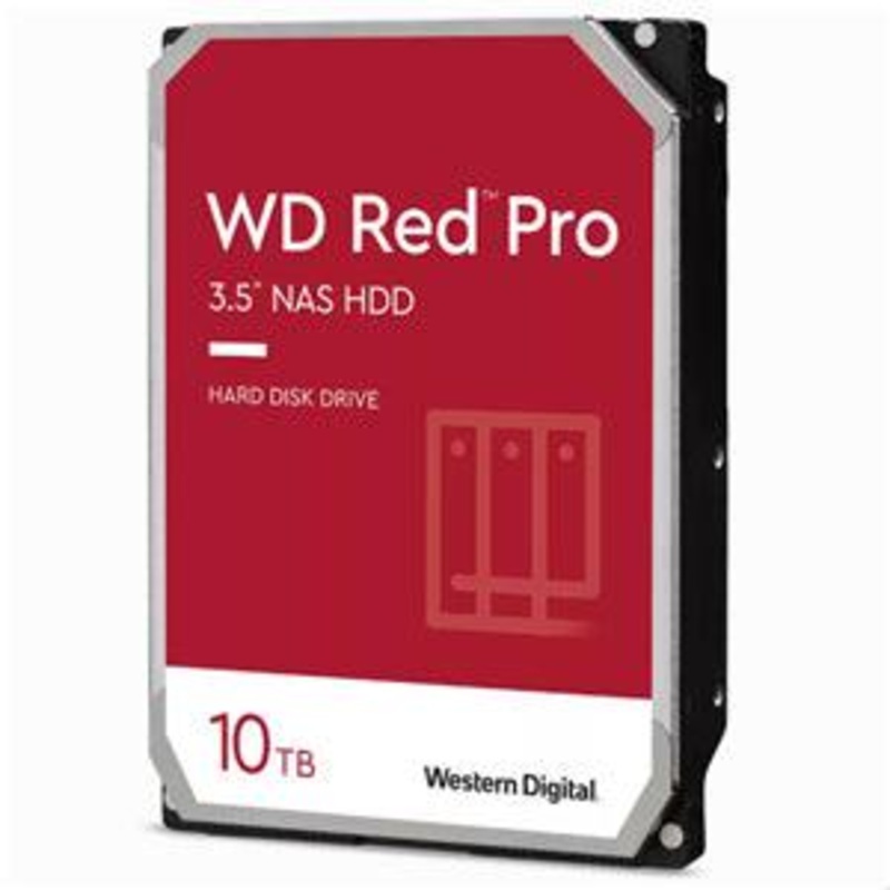 WD Red Pro 10TB SATA 3.5″ 7200RPM 256MB NAS HDD 5Yr Wty.