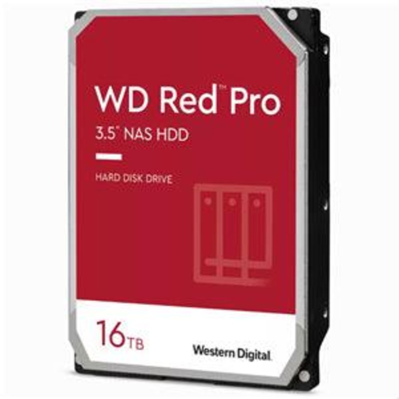 WD Red Pro 16TB SATA 3.5″ 7200RPM 256MB NAS HDD 5Yr Wty.