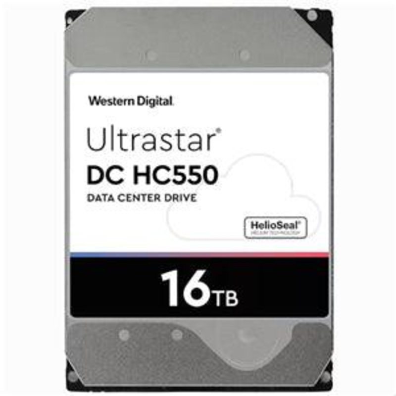 WD Ultrastar DC HC550 SATA 3.5″ 7200RPM 512MB 16TB NAS HDD