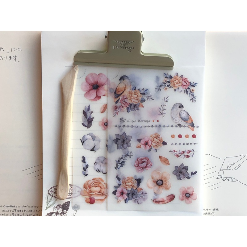 MU Print-On Stickers – Be Always Blooming – #40