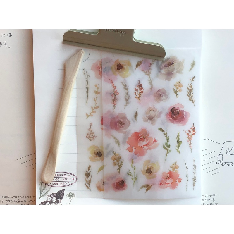 MU Print-On Stickers – Watercolor Blooms – #73