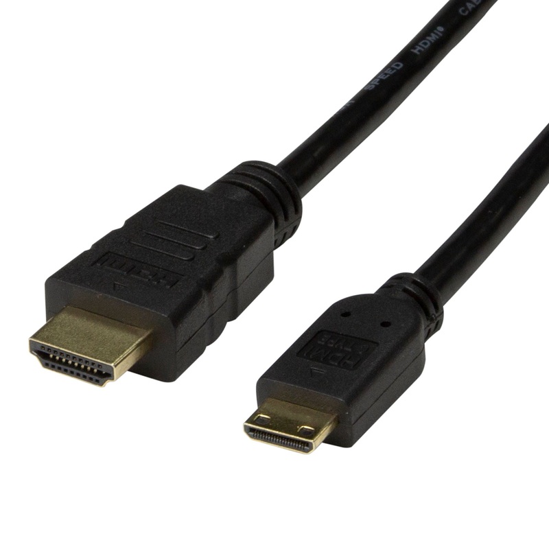 DYNAMIX 5m HDMI to HDMI Mini Cable High-Speed with Ethernet Max Res: 4K@60Hz (3840×2160)