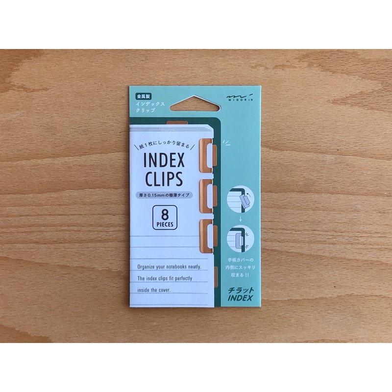 Index Clips – Gold