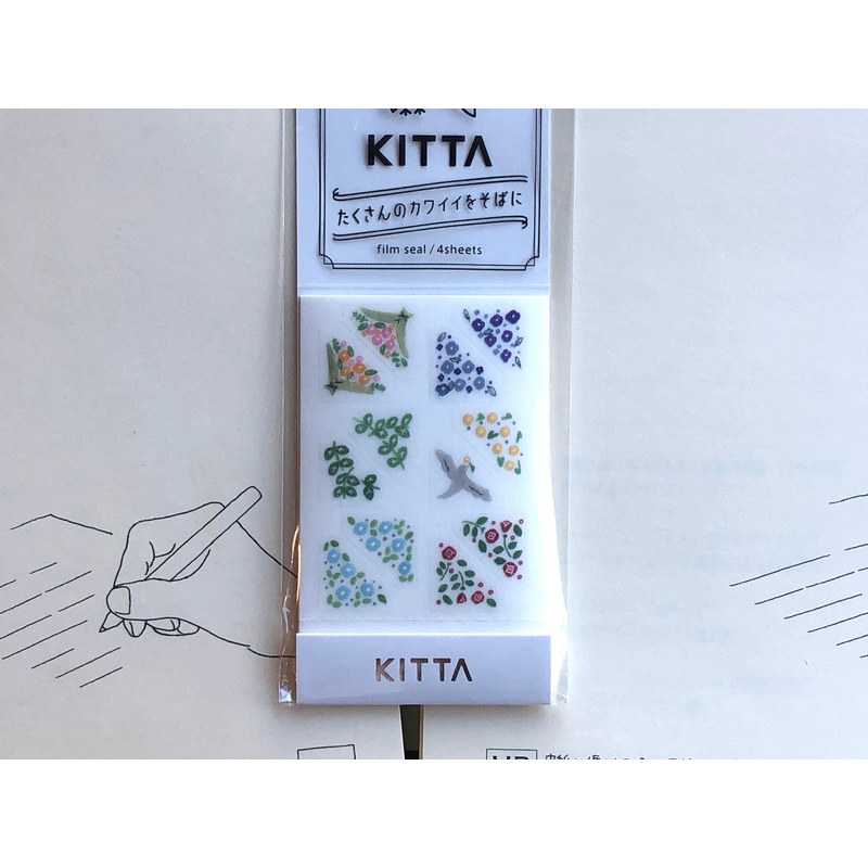 Kitta Portable Washi Tape – Card Frame – Flowers