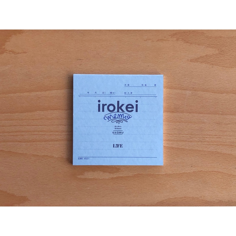 LIFE Irokei Memo Pad – Blue