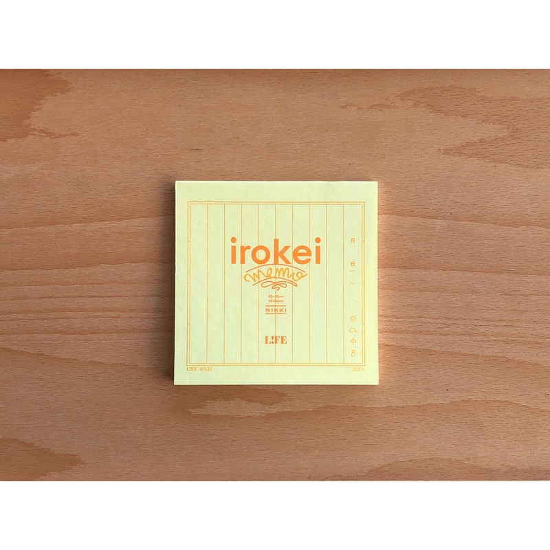 LIFE Irokei Memo Pad – Yellow