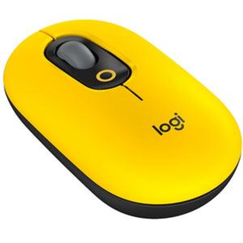 Logitech POP Mouse with emoji – Blast Yellow