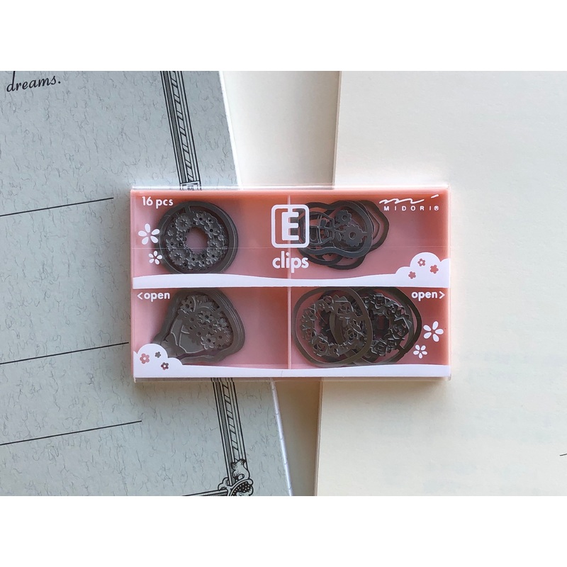 Midori Etching Clip E Clips – Flower