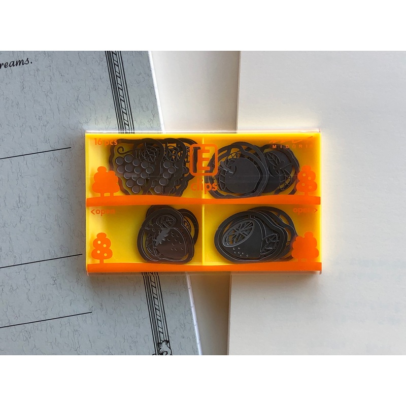 Midori Etching Clip E Clips – Fruit