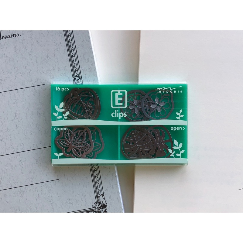 Midori Etching Clip E Clips – Leaf