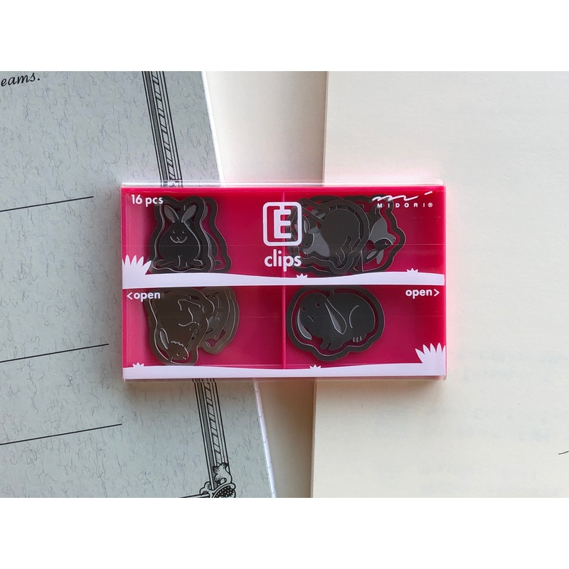 Midori Etching Clip E Clips – Rabbit
