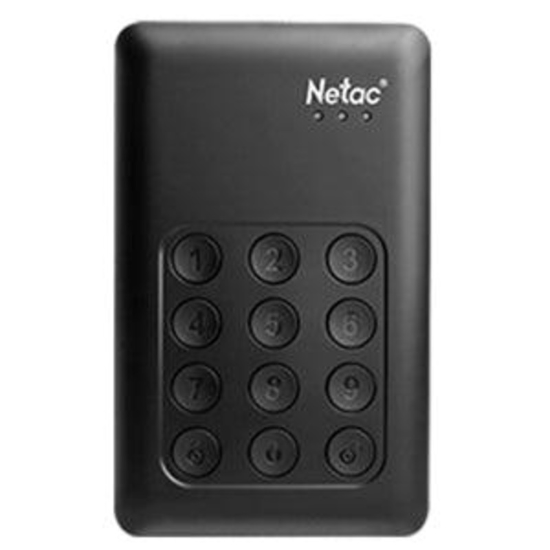 Netac K390 Secure 2.5″ USB3.0 1TB External HDD Keyboard Encryption