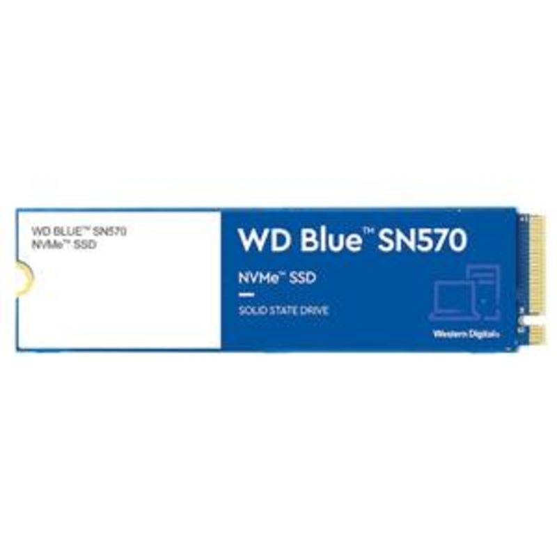 WD Blue 500GB SN570 PCIE M.2 2280 3D NVMe SSD