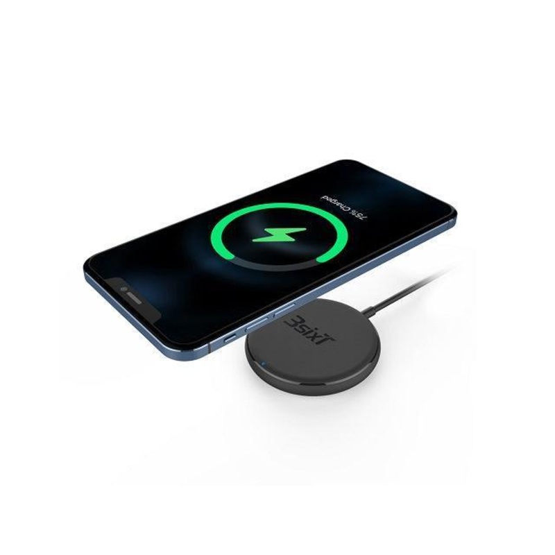 3sixT Magnetic Wireless Charger 15W – Black