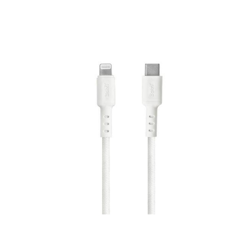 3sixT Tough USB-C to Lightning Cable 1.2m – White