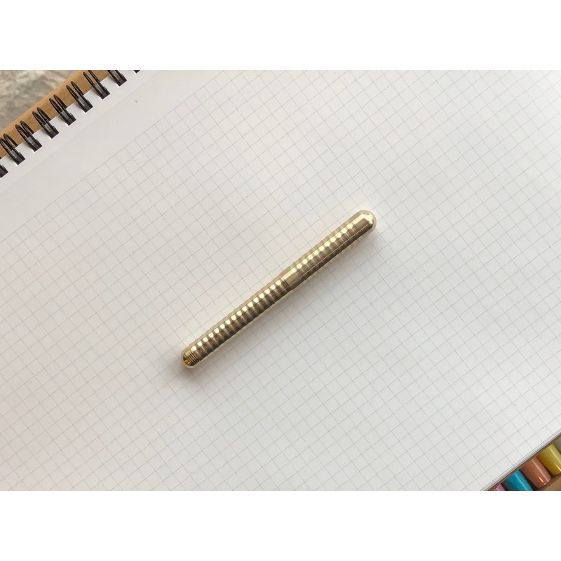 LILIPUT Fountain Pen – Brass Wave