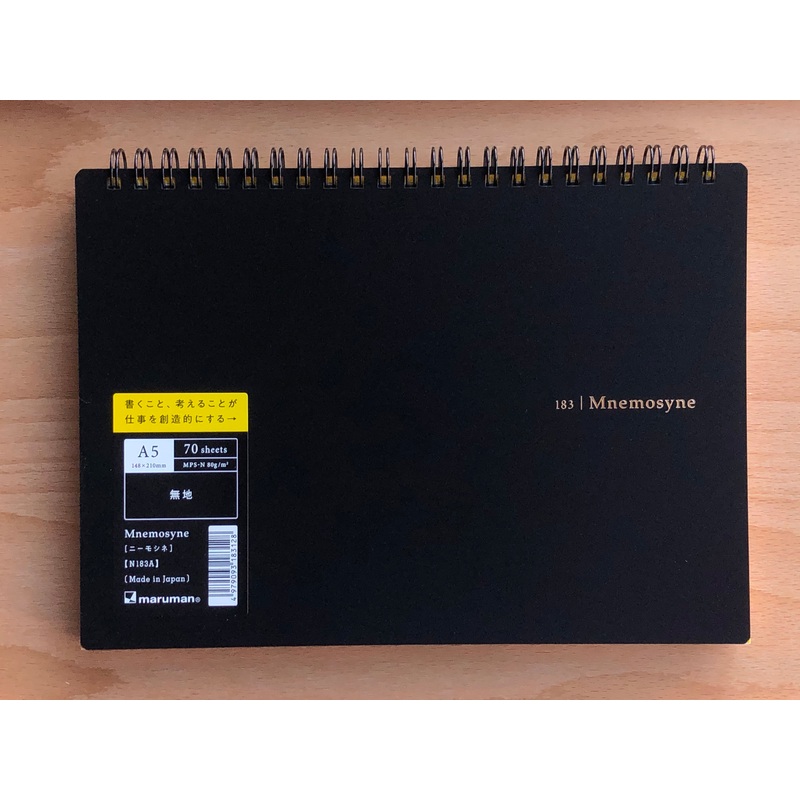 Mnemosyne Notebook – A5 – Blank