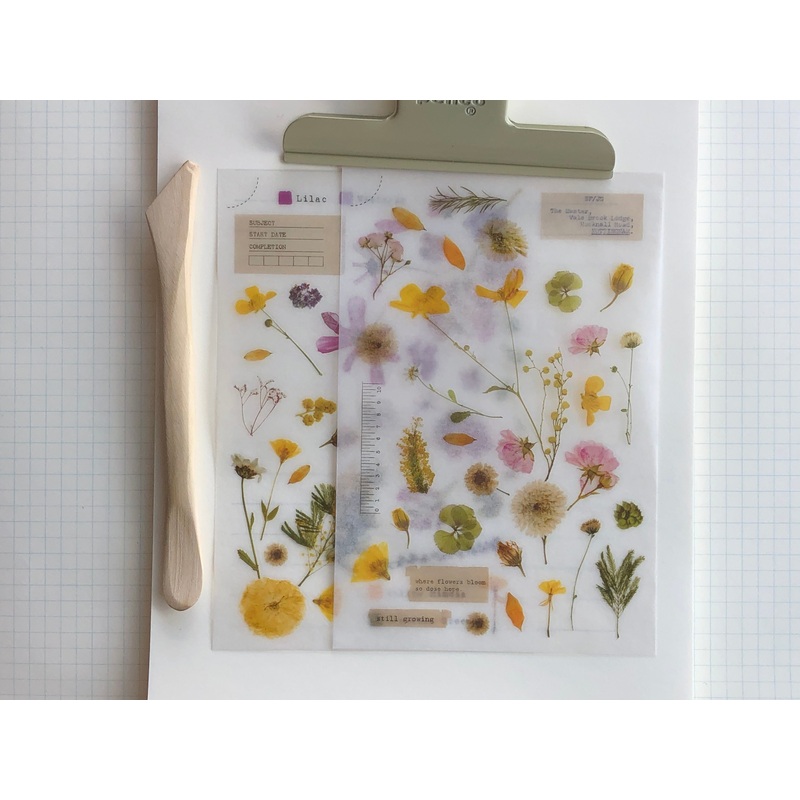 MU Print-On Stickers – Flower Diary – #103