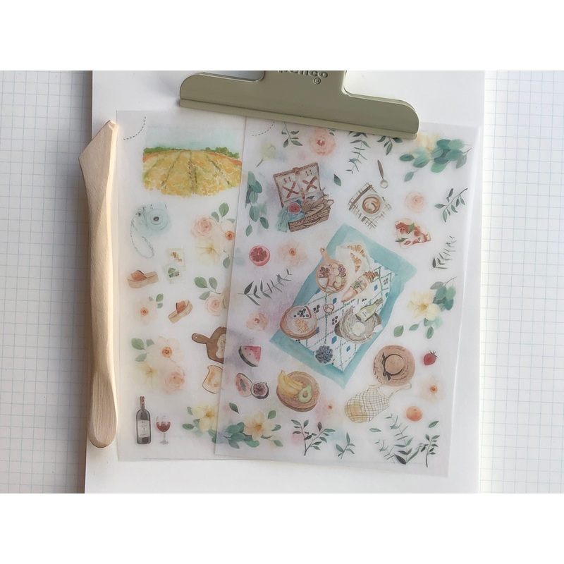 MU Print-On Stickers – Picnic – #111