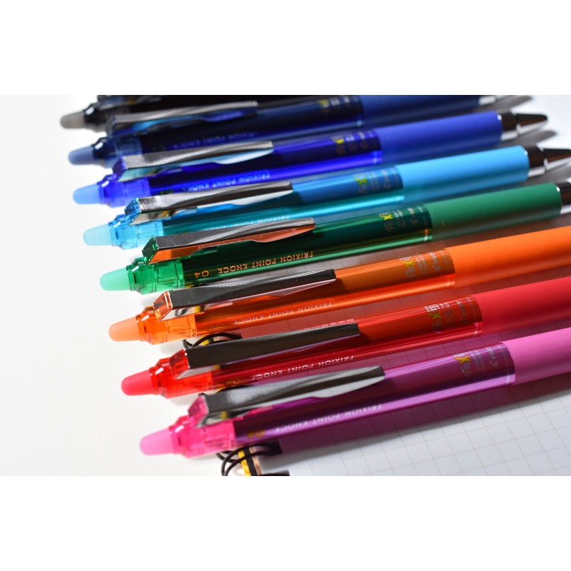 Pilot FriXion Point Knock – 0.4mm – 8 Color Set
