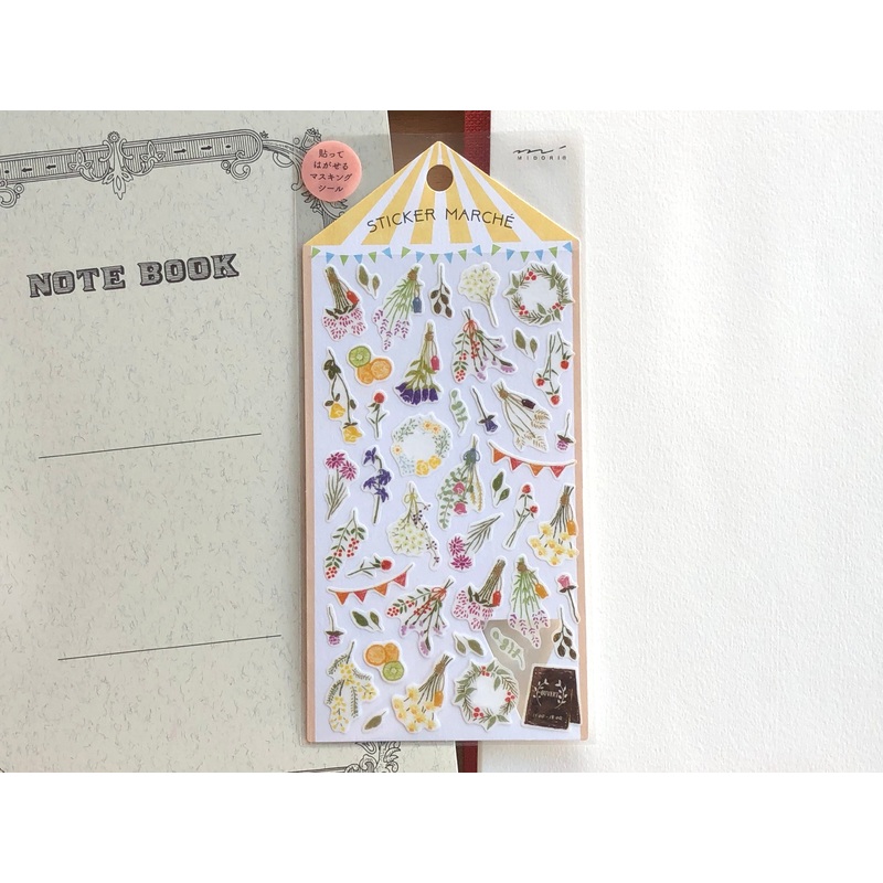 Sticker Marche Dried Flower