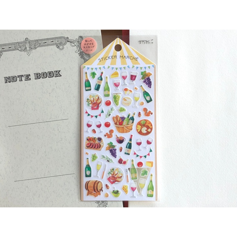 Sticker Marche Wine