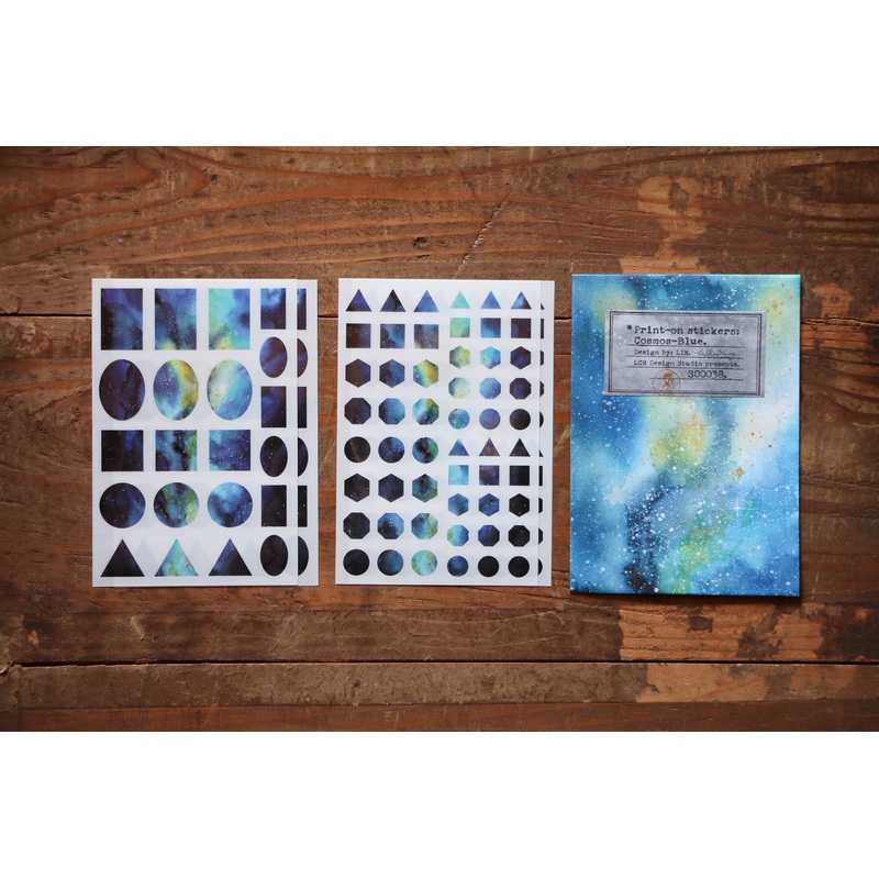 LCN Print-On Stickers – Cosmos Blue
