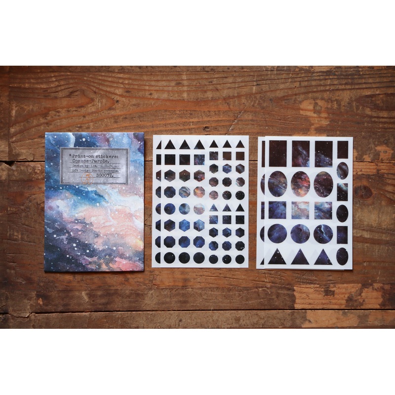 LCN Print-On Stickers – Cosmos Purple