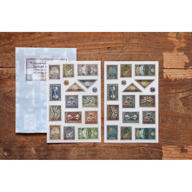 LCN Print-On Stickers – Postage Stamp